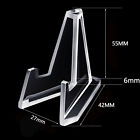 20PCS Acrylic Clear Stand For Trading Card PSA Pokemon Card Holders Medium Stand