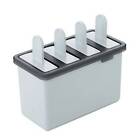 3PCS 4 Cells Block Moulds Ice Cream Mold Icy Pole Jelly Pop Popsicle Maker Mould