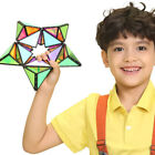 Magnet Pyramid Glow Transforms Glowing Design Fidget Sensory Toy Spinner