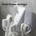 Toothbrush Holder Wall Mount Sucker Bathroom Suction Cup ToothpasteStorage