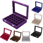 Velvet Earring Jewelry Display Hanger Organizer Box Holder Storage Case AU Stock