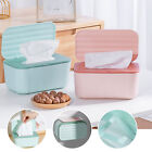 Tissue Box Wet Wipes Dispenser Paper Storage Case With Lid Dustproof Home Office