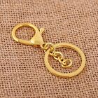 10 PCS Swivel Lobster Clasp Trigger Clip Key Ring Keychain Split Ring DIY Hook