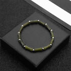 New Chinese Green Bamboo Splicing Bracelet Unique Handmade Jewelry Fashion AU