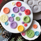 Chocolate Baking Fondant Mould Buttons Silicone Sugarcraft Mold Cake Decorating