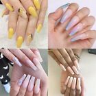 500X bag Fake French Nail Tips Acrylic Clear Natural Stiletto False Gel Pointy