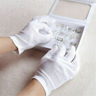 6Pairs White Cotton Gloves Costume Jewellery Hands Protector Handling Work