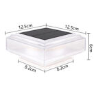 Garden Square Pool LED Light Solar Warm Light Fence Post capital Lamp Waterproof