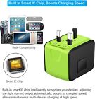 FAST 3.4 / 5A Universal Travel Adapter 3 USB &Type-C Outlet Converter Plug Power