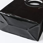 10PCS Black PVC Gift Bags with Round and Square Handles Jelly Handbag Set AU