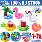 Inflatable Floating Drink Cup Can Beer Holder Luau Beach Party AU