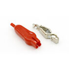 20x For Electrical Jumper Wire Clamp Voltage-Test Clip Sheathed Alligator Clip
