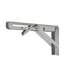 2PCS Stainless Steel Folding Table Bracket Shelf Bench Load Heavy Duty