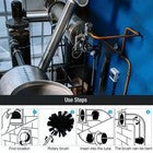 Chimney Sweep Kit Flexible Rod Flue Brush Fireplace Duct Pipe Cleaning Tools