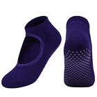 2Pairs Yoga Socks Non Slip Pilates Massage Ballet Socks Grip Exercise Cotton Gym