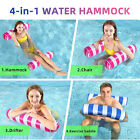 Portable Floating Water Hammock Toy Swimming Chair Inflatable Float Pool Bed