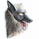 Wolf Head Mask Latex Creepy Halloween Cosplay Animal Theater Adult Costume Dress