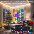RGB Smart 400 LED Curtain String Light App Programmable DIY Hanging Fairy lamp