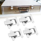 4 X Stainless Steel Clasp Case Clip Loop Suitcase Box Trunk Latch Lock Guitar AU