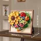 Flower Plant Building Set Sunflower Gift For Adult DIY Home Office Decoration AU