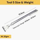 5 Pcs Portable Magnetic Pick Up Tool Extendable Telescopic LED Torch Magnet Rod