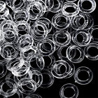 UP 500PCS 13mm Clear Plastic Roman Blind Curtain Rings O-Rings for Roman Shades