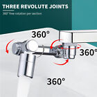 Extension Faucet Extender Rotate Robotic Universal 1080 Swivel Spray Arm Tap