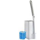 Disposable Toilet Brush Set Toilet Bowl Cleaning System Cleaners with 20 Refills