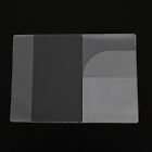 Passport Cover Protector Travel Clear Holder Organiser Wallet Matte Transparent