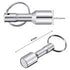 10PCS Key Ring Magnetic Keyring Hook Magnet Chain Super Strong Neodymium Holder