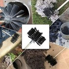 Chimney Sweep Kit Flexible Rod Flue Brush Fireplace Duct Pipe Cleaning Tools
