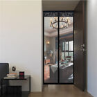 1X Magic Magnetic Door Mesh Net Black Fly Screen Mosquito Bug Curtain Hands Free