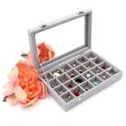 Velvet Earring Jewelry Display Hanger Organizer Box Holder Storage Case AU Stock