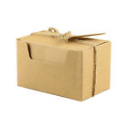 50pcs retro rectangular kraft paper wedding candy boxes gift packaging box AU