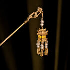 Flower Lantern Fringe Hairpin Hanfu Hair Accessories Vintage Chinese Hair Stick