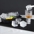 2x 8 Grids Whiskey Silicone Maker Ice Cube Tray Mould Large Mold Giant Square