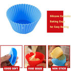 20x Round Cup Cake Silicone Baking Mould Cupcake Case DIY Bake Mold Muffin AU