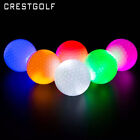 6x Luminous Night Golf Balls LED Light Up In The Dark Bright Reusable Long Glow