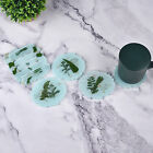 2sets Silicone Coaster Mat Storage Holder Resin Epoxy Mold Casting Pad Mould
