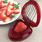 Strawberry Slicer Fruit Cake Plastic Carving Tools Cutter Decoration Salad Egg