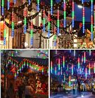LED Solar Lights Meteor Shower Rain Christmas Tree String Lights Garden Outdoor