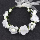 Women Girls Flower Wreath Floral Hairband Crown Headband Garland Party Floral AU