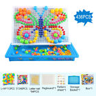 Mushroom Nails Puzzle Pegboard Jigsaw Creative DIY Peg  3D Kids Educational Toys