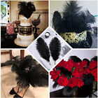 10pcs 35-40cm Black Ostrich Feathers Plume Centerpiece Wedding Party Table Decor