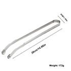 1-3X 39cm Sausage Turning Tongs Stainless Steel Barbecue BBQ Tongs Home Kitchen