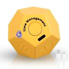 Cube Timer 450mAh Rechargeable Mini Time Management Cube Dodecagon Time Ball