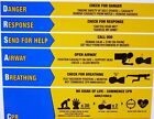 CPR Pool Sign 2024 updated DRSABCD PVC Swimming Pool Safety Sign - Aussie Gold