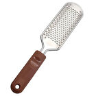 Stainless Steel Foot File Scraper Grater Pedicure Rasp Callus Remover Tool Brown