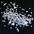 12 Grids Butterfly Shape Nail Flakes 3D Holo Laser Glitter Sequin Nail Decor New