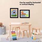 1PC Kids Art Frames Children Art Project Wooden Artwork Display Hold 50 Picture